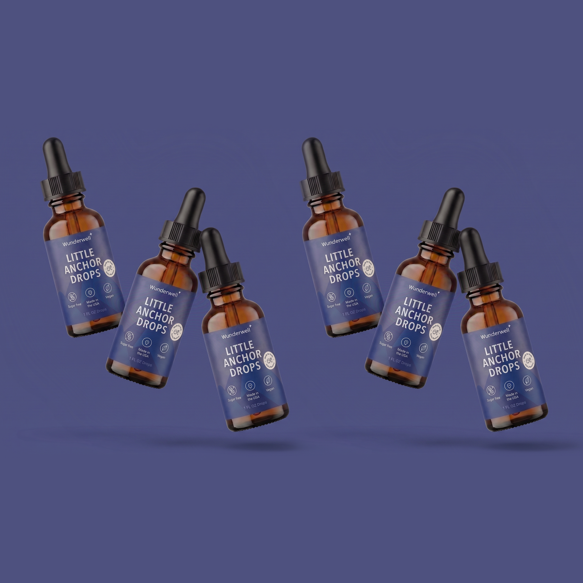 Little Anchor Calm Drops For Kids, 6 bottles